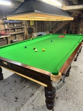 Full Size Snooker Table With Light, Two Sets Of Balls And All Accessories