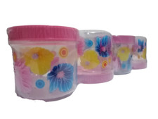 04 Pcs Plastic Spice Jars Bottles - Empty Seasoning Containers with plastic