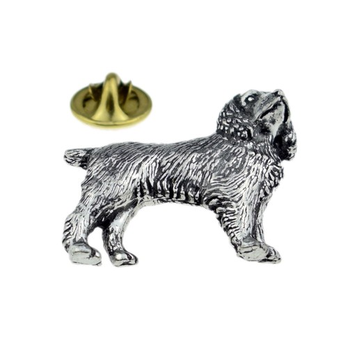 Field spaniel dog pewter - spaniel,,