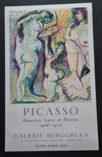 Picasso Exhibition poster 1981