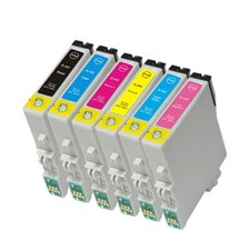 6 Ink Cartridge For Epson R200 R220 R300 R300M R320 R330 R340 R350 RX300 RX320