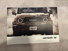 “TOYOTA Land Cruiser 70 Series Japanese Brochure – JDM Off-Road Icon”