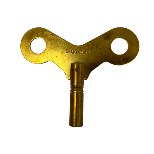 Clock winding key wide - clock,
