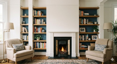 Alcove shelving reclaimed - shelving,
