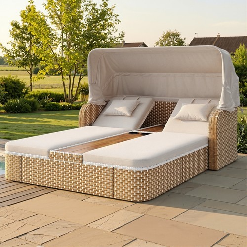 Garden rattan daybed seater - garden,