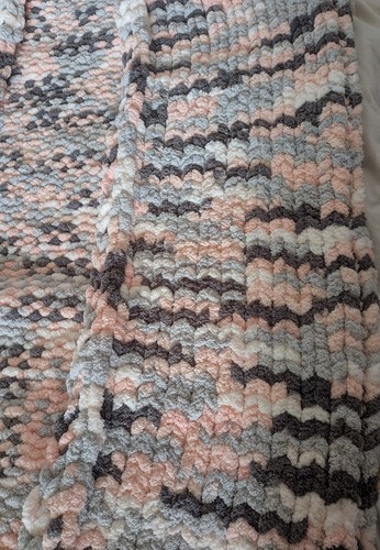 Chunky thick hand - hand, knitted