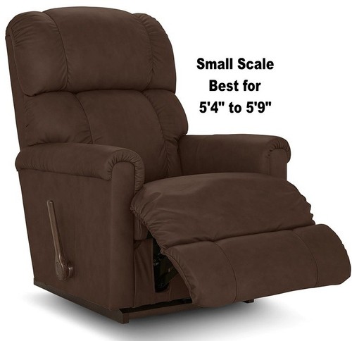 Brown leather boy rocker - brown, la-z-boy