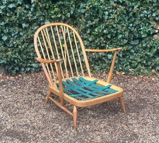 VINTAGE ERCOL WINDSOR 203 BLONDE ARMCHAIR