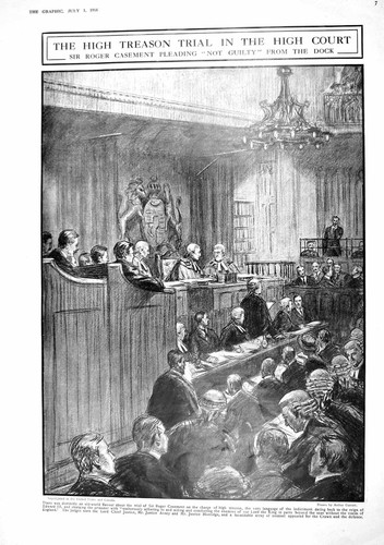 Print 1916 treason - 1916, trial