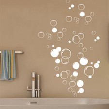 90x Bubbles Sticker Bathroom
