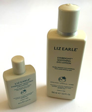 Liz Earle Eyebright Soothing Eye Lotion 150ml + Travel Size 50ml New
