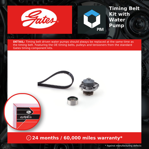Timing belt water pump - belt, kit