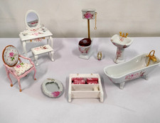 Dolls House Porcelain Bathroom