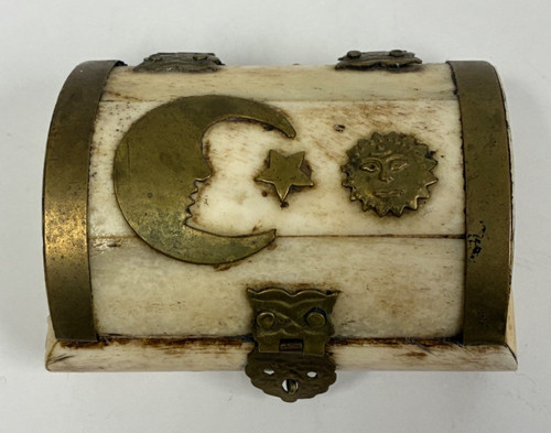 Vintage trinket box india - trinket,