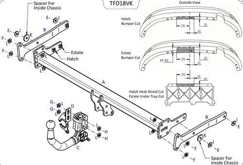 Towtrust vertical detachable - vertical,
