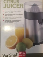 Vonshef Citrus Juicer New in