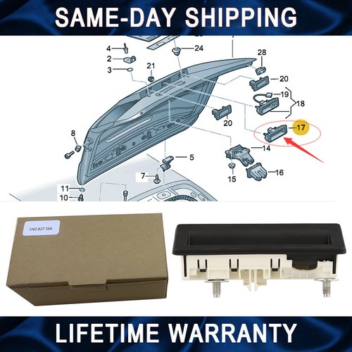 Tailgate boot lid lock release - boot,