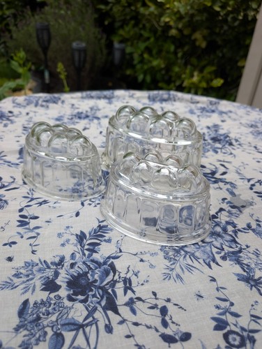 Trio vintage glass jelly - trio,