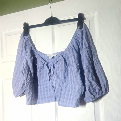 Primark blue square neck tie - primark,