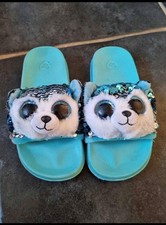 Ty Blue Sliders Fluffy Soft