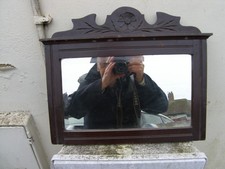 MIRROR OFF GEORGION WASH STAND WITH PINE FRAME LOVELY CONDITION