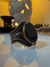 ⚔️ Men's Black Onyx Ring |
