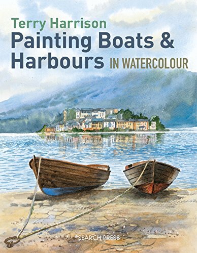 Painting boats harbours - boats, &