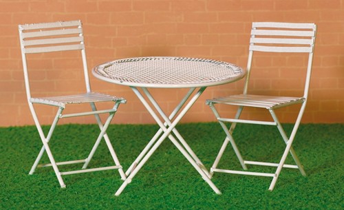Dolls house metal table - metal, 2
