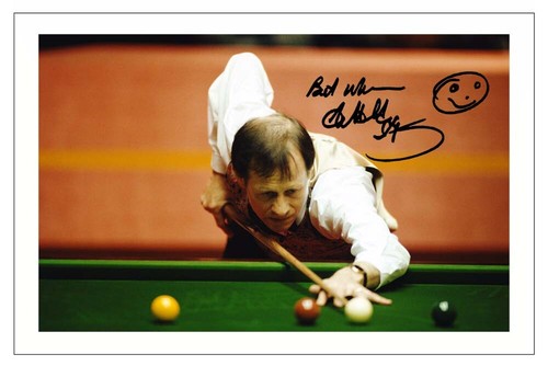 Alex higgins signed autograph - higgins,