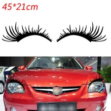 2X Car Vehicle Black Eyelashes