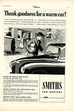 Smiths Car Heater 1954 Style Bowler Hat Sunbeam Talbot  Caltex Marfax Chassis A