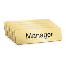 Manager Badges - Gold