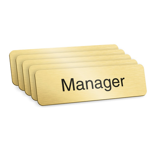 Manager badges gold - manager,