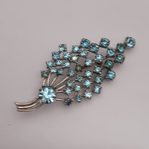 Vintage silver tone brooch - vintage,