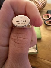 GUCCI Brand engraved sterling