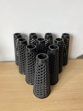 10 Black Plastic Yarn Large Cones For Wool Winding and Craft Use