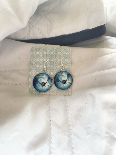 Halloween blue round - halloween,