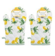 2pc Lemons Single Oven Glove