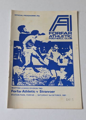 Forfar stranraer october - forfar, v
