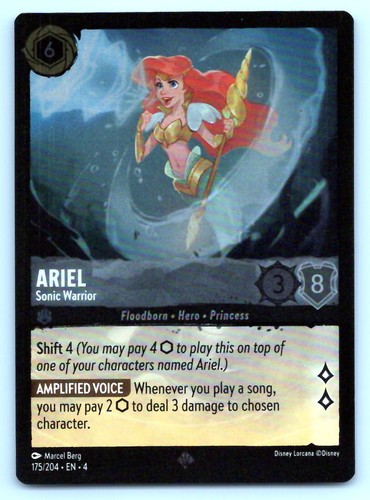 Lorcana ariel sonic - lorcana,