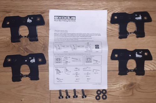 Exodus roof bar fitting kit - roof,