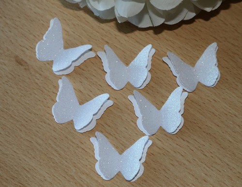 White glitter pearl - white,