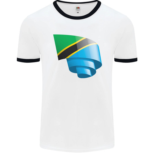 Curled tanzania flag tanzanian - curled,