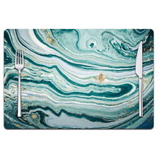 New 1 pcs 30x45cm Leather Tableware Mats Waterproof Non-Slip Desk Pad Placemats