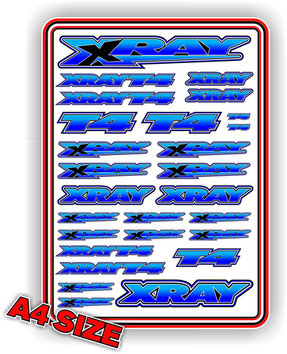 Xray sticker sheet - sticker, 1/10