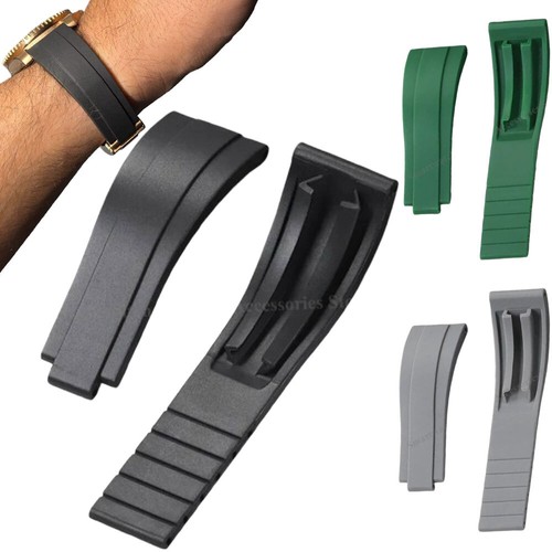 20mm rubber black green - rubber, gray