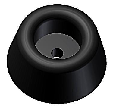 Rubber buffer stopper - rubber, buffer/stopper