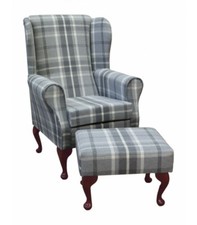 Wingback fireside chair - chair, &