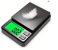 Precision Pocket Scale 1000g X 0.1g - Digital Gram, Food, Jewelry, Ounces/Grains