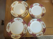 Bridgwood Floral Plates –